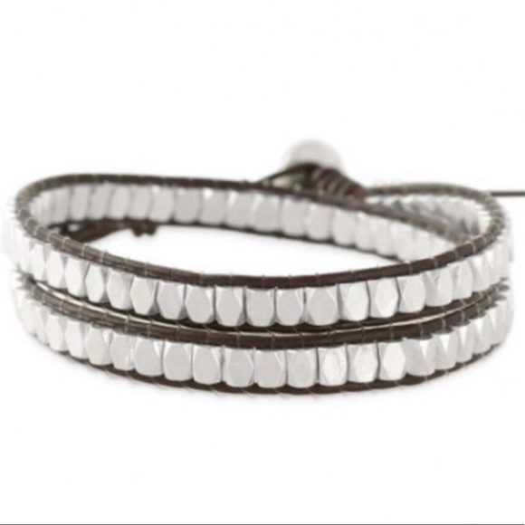 Stella & Dot Silver Nugget Wrap - Picture 2 of 4